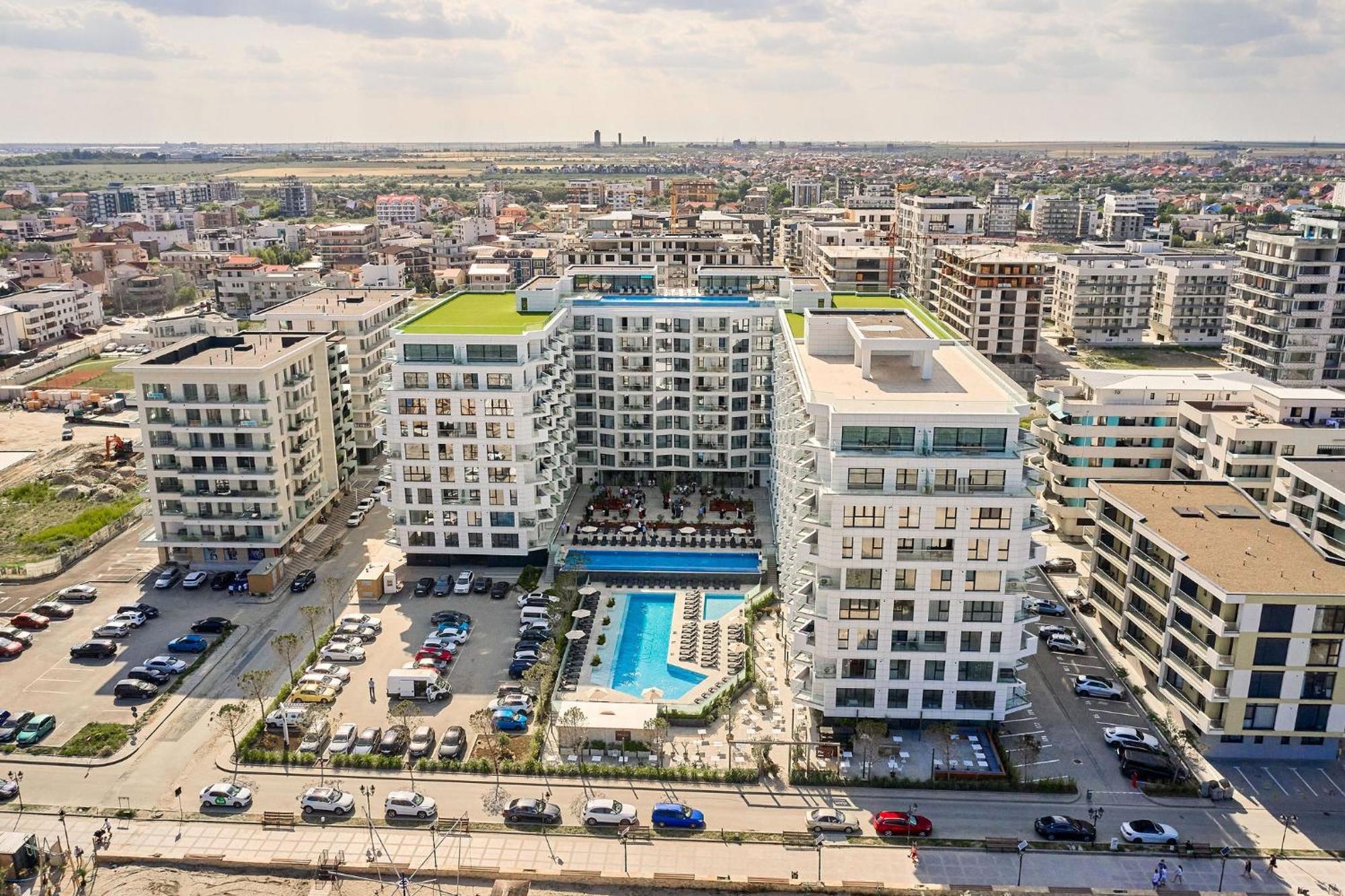 Summer Residence Apartment In Infinity Beach Resort - Parking Mamaia Εξωτερικό φωτογραφία